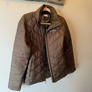 Columbia Women's Puffer Jacket in Brown